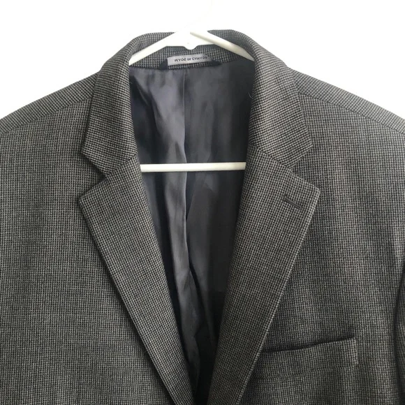 Ralph Lauren Grey Tweed Blazer Sport Coat Jacket